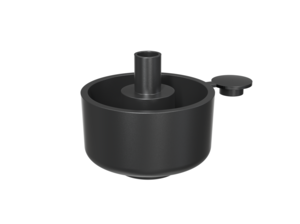 TW 7442 - Adjustable foot, fi.50 h-26 black